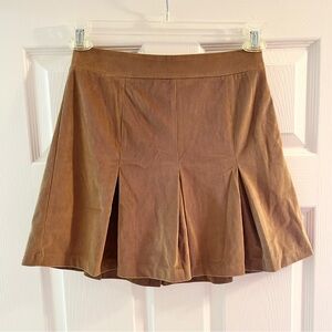 Brown skirt (shorts attached) size medium